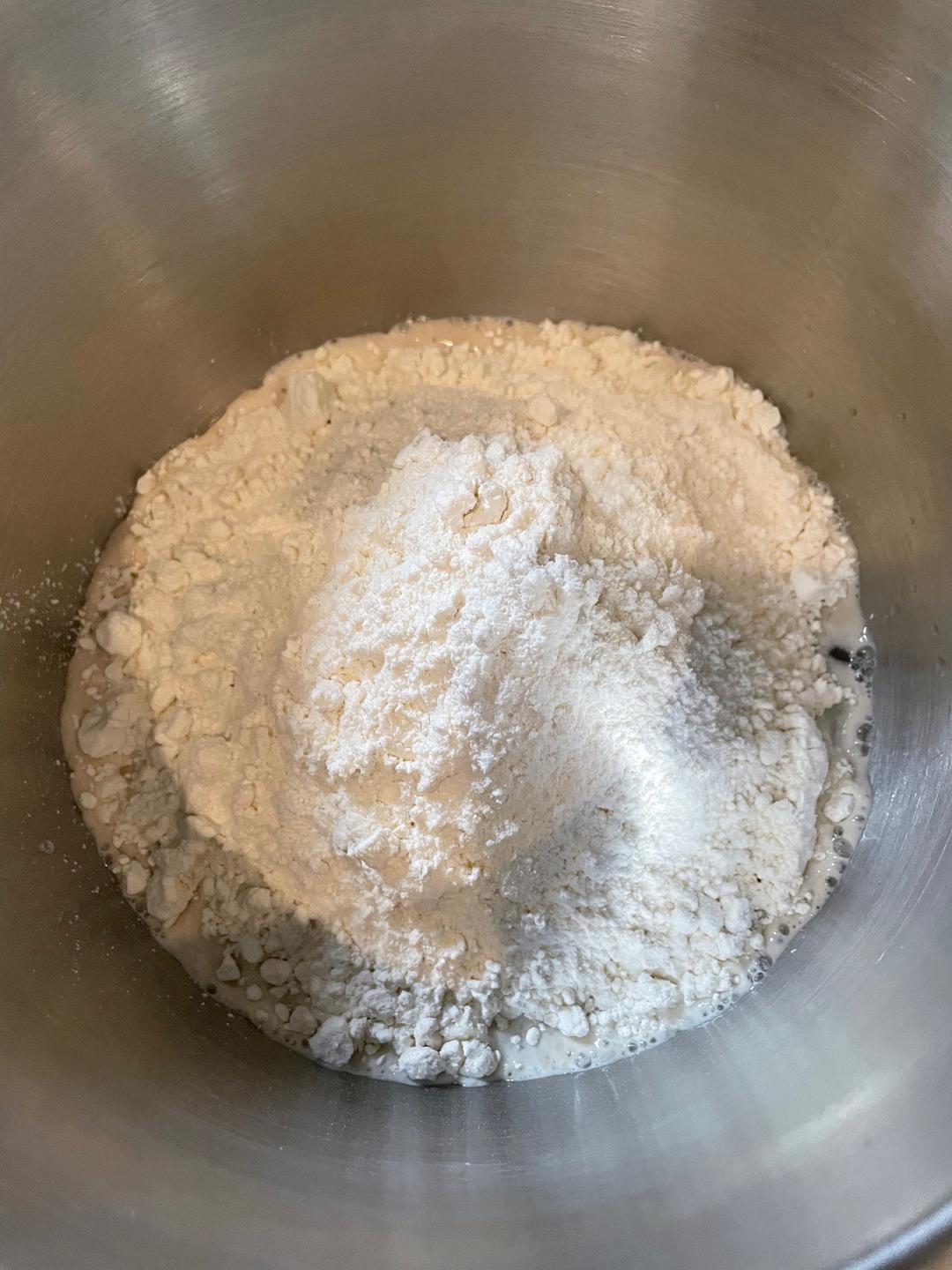 纯奶手撕吐司的做法 步骤1