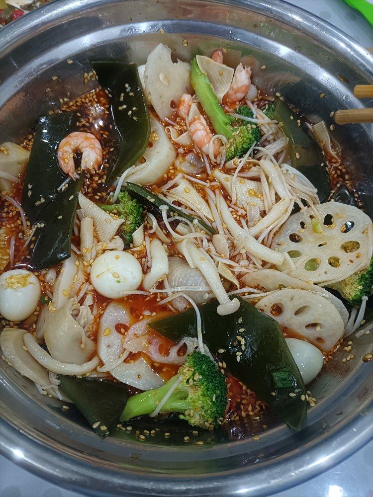 冷锅串串钵钵鸡——家常简单版