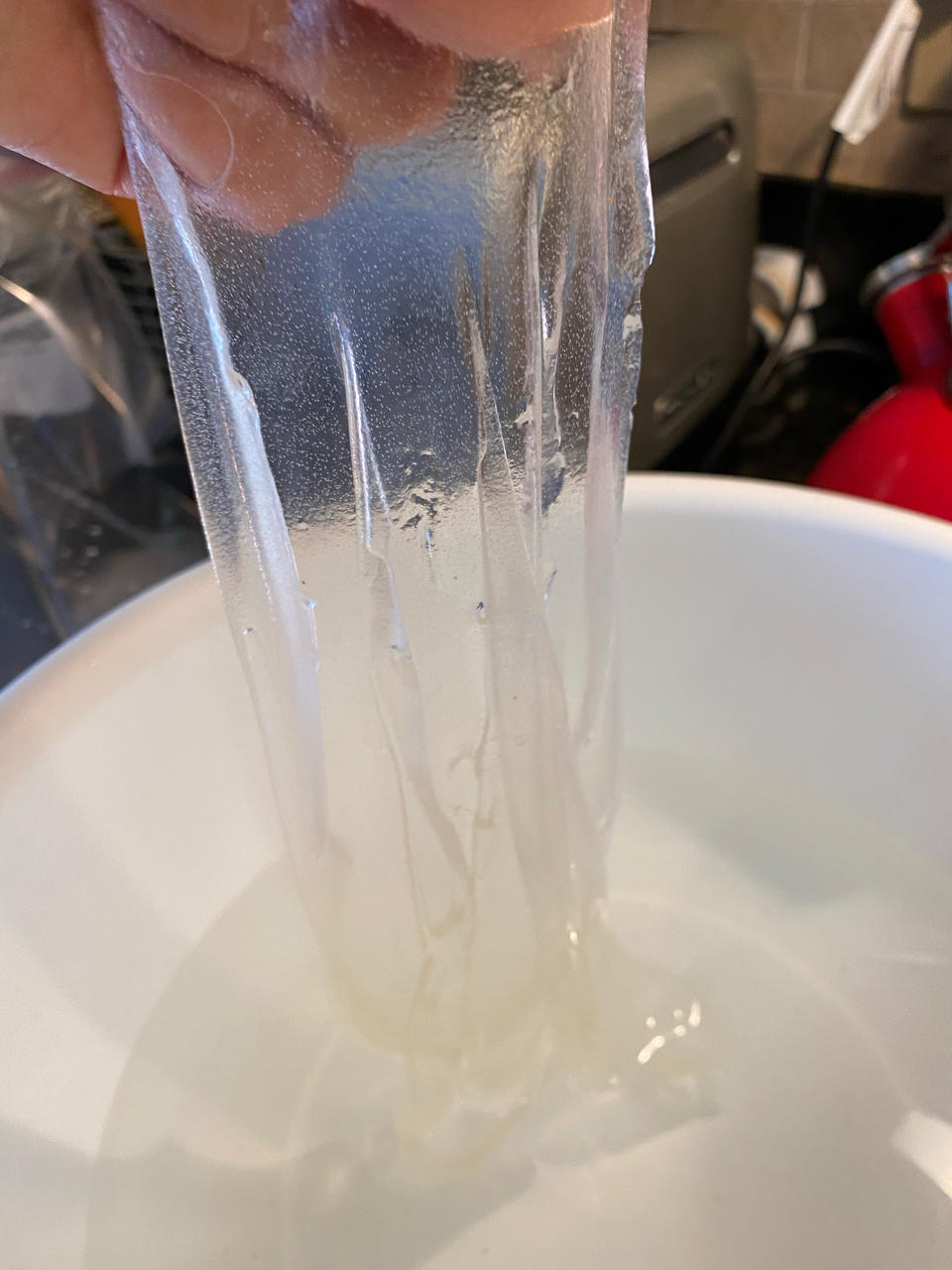 东北五彩大拉皮制作