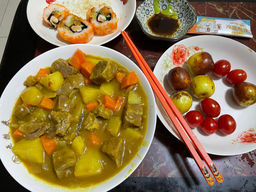 日式咖喱牛肉饭