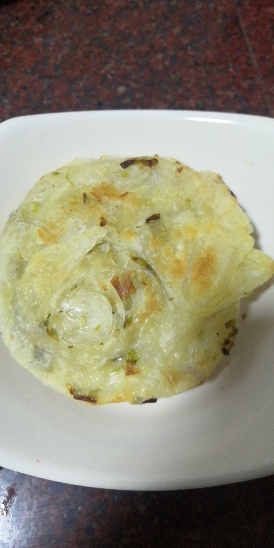 快手葱油饼（饺子皮版）