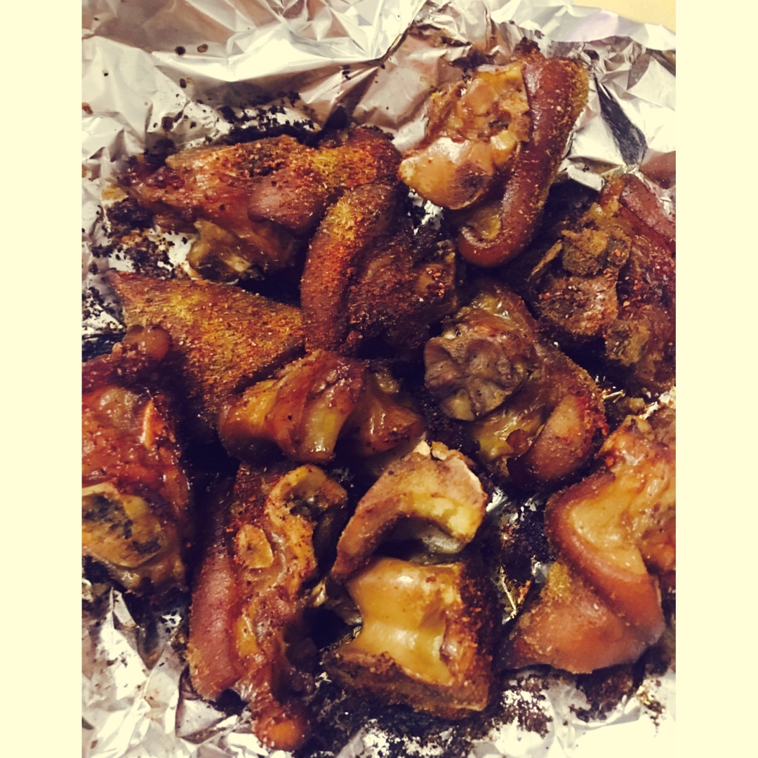 香辣烤猪蹄，附详细的卤水方法