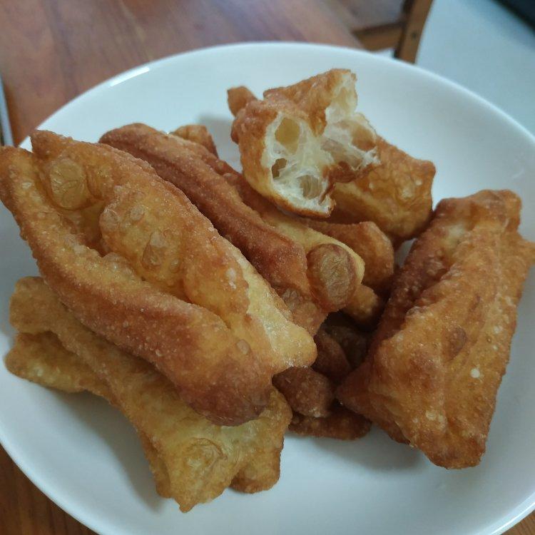 一次成功自制油条