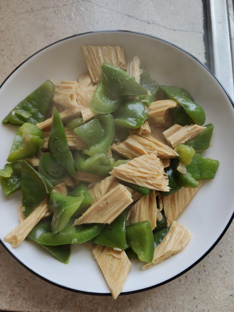 青椒烧腐竹「低脂&素食」