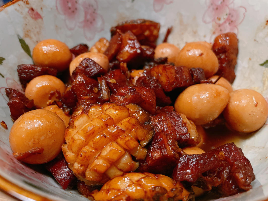过年硬菜【鲍鱼红烧肉】