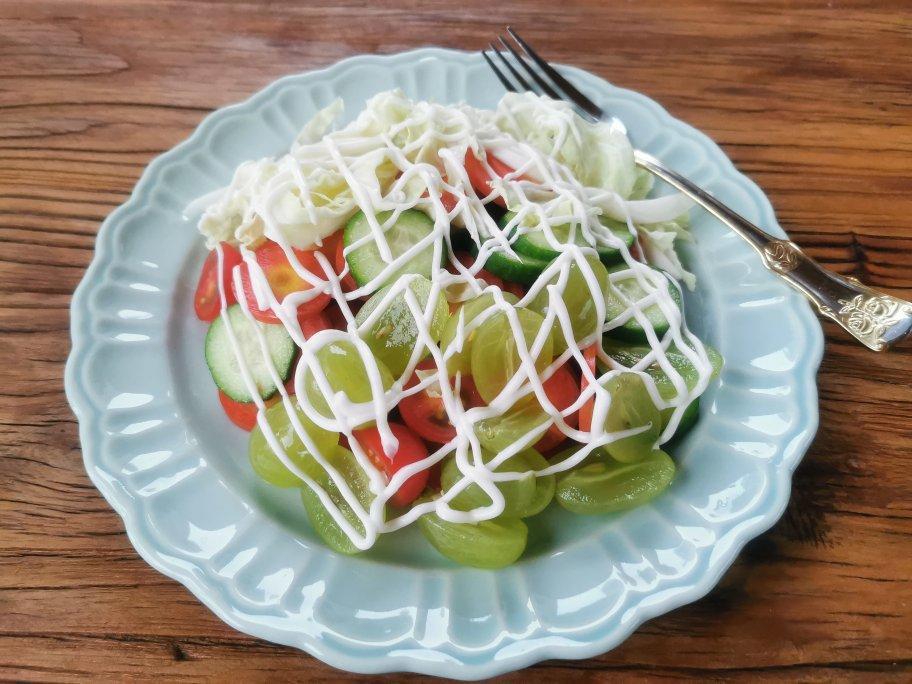 油醋汁蔬菜沙拉，低卡简单美貌的一百种做法