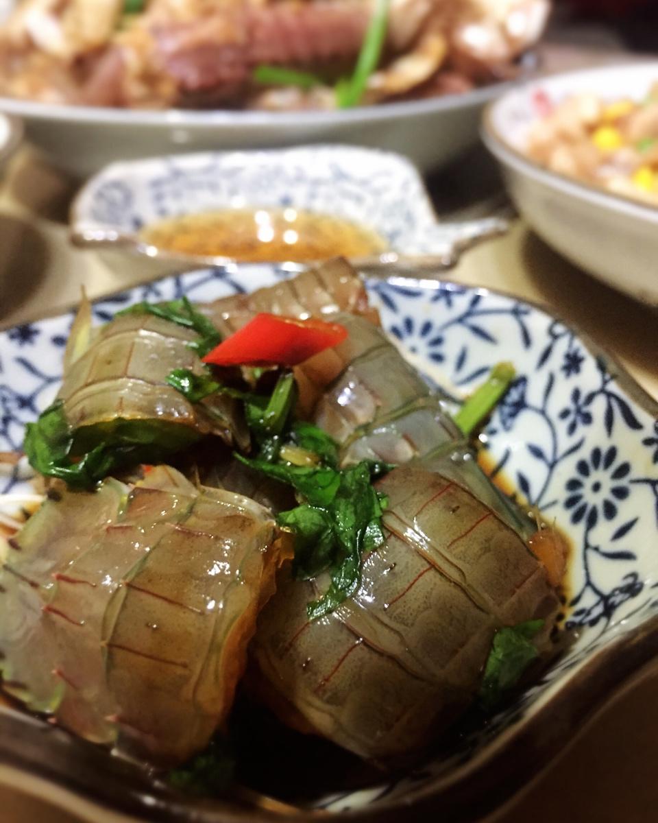 潮汕腌虾、皮皮虾