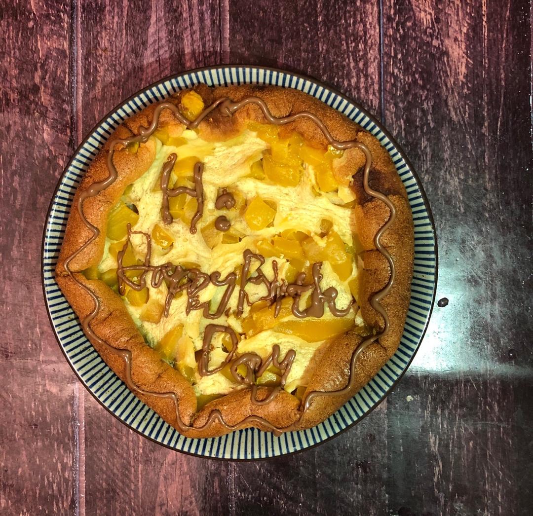 芒果酸奶蛋糕——(电饭煲版本)