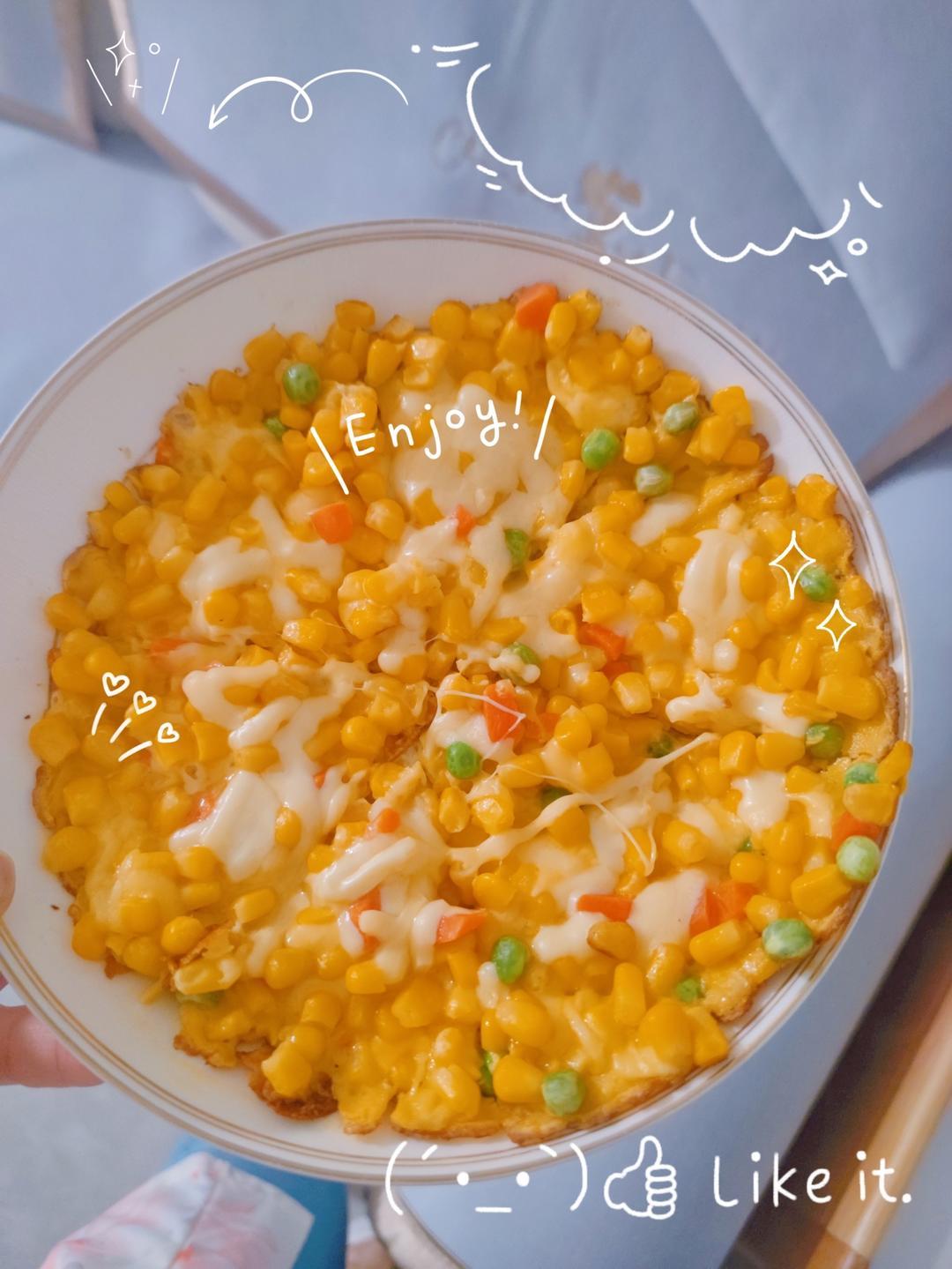 没人不爱吃的【芝士玉米烙】附拨玉米技巧