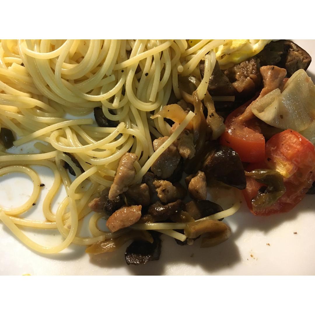 香辣榨菜肉丝面