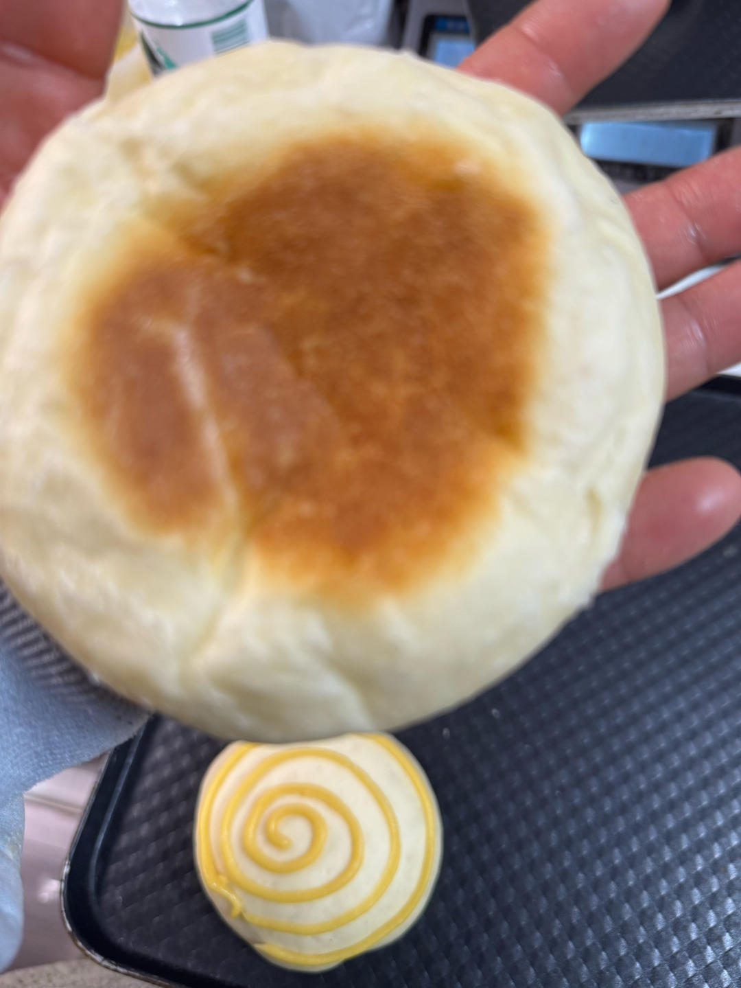 棉花团子一样柔软的云朵豆乳餐包