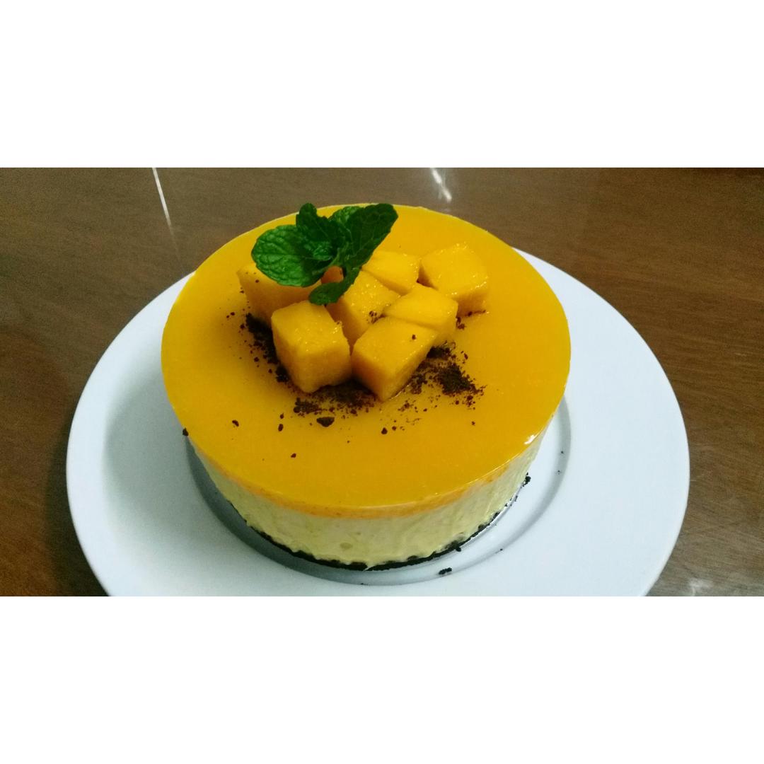 【视频】芒果慕斯（6寸） | 含镜面果胶配方