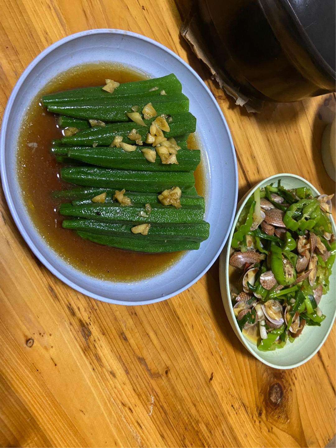 蒜蓉秋葵