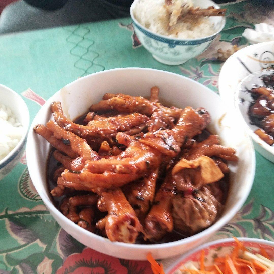秘制红烧鸡爪