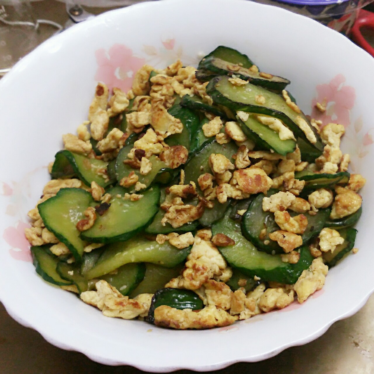 鸡蛋炒黄瓜