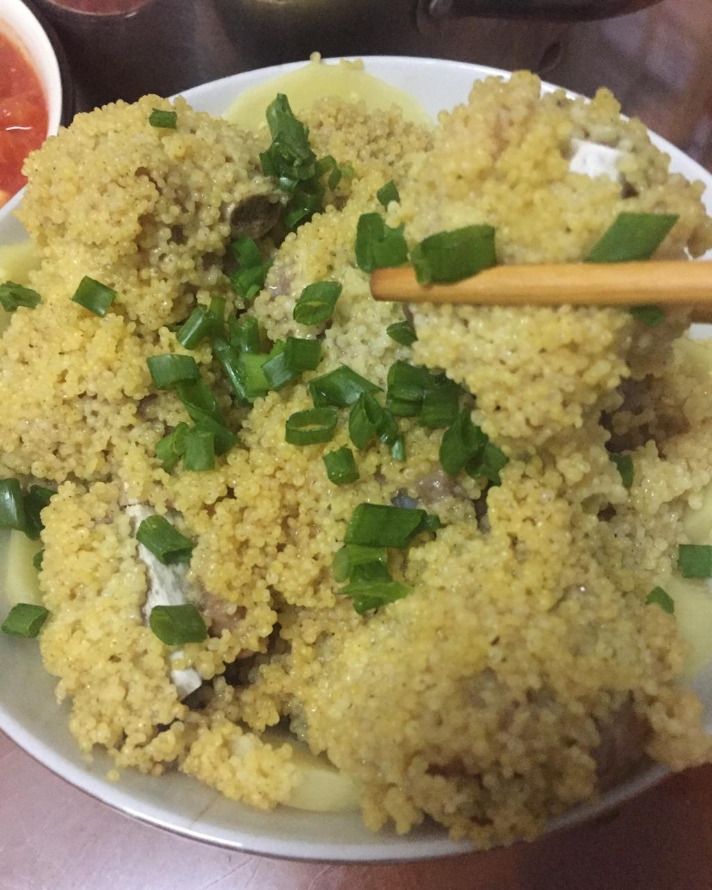 小米蒸排骨