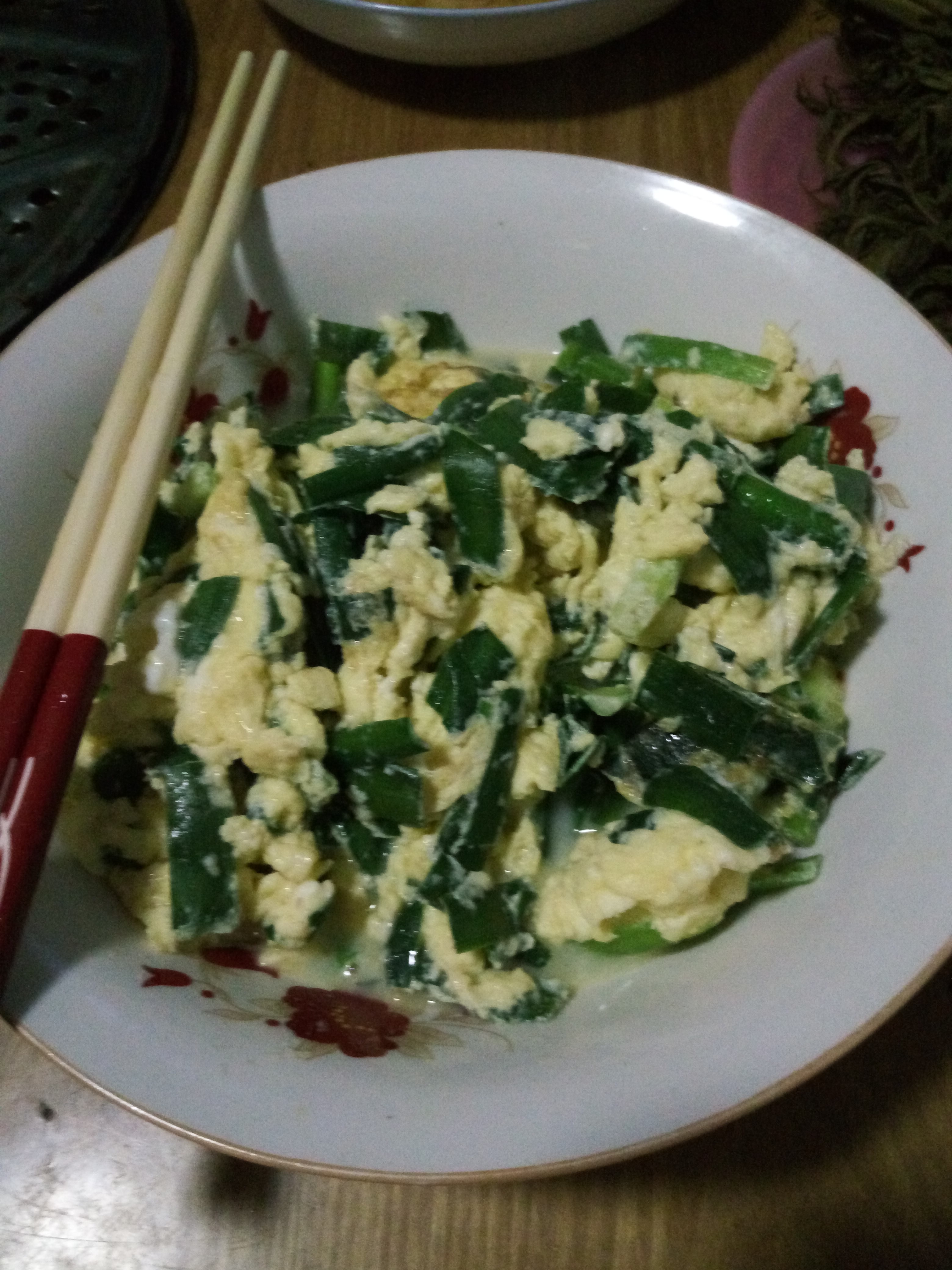 韭菜炒鸡蛋