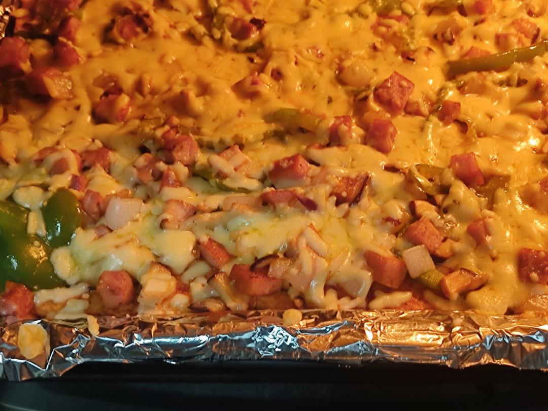 超简单土司披萨！家庭版Toast Pizza