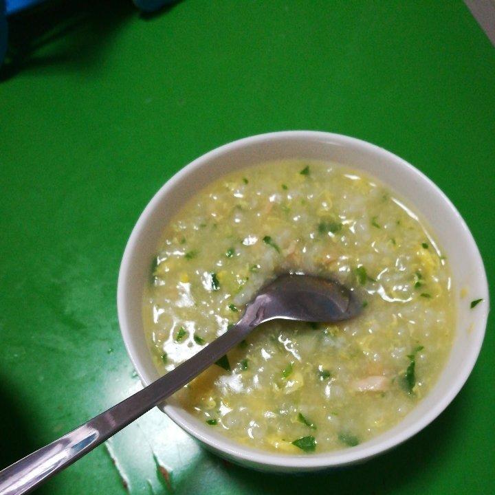 香菇鸡肉滑蛋粥