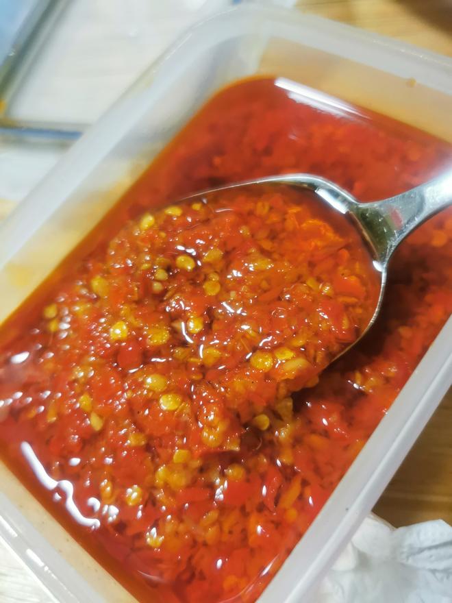 潮汕小吃店里超辣超香的辣椒酱的做法