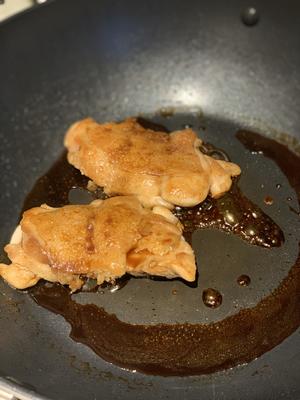 无油脆皮照烧鸡排饭做法/日式照烧鸡腿的做法 步骤9
