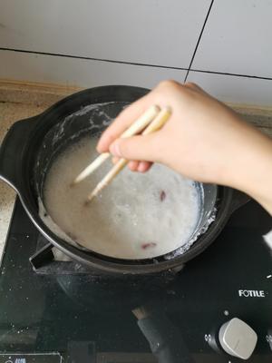 椰奶枸杞粥（简易版不用敲椰子）的做法 步骤4