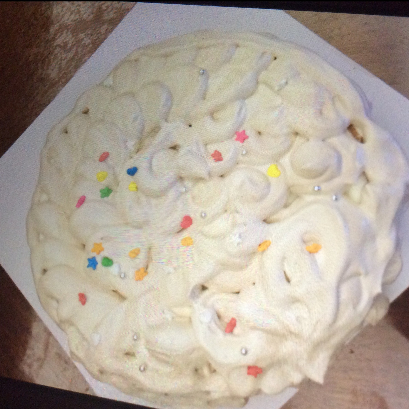 紫色玫瑰渐变裱花蛋糕