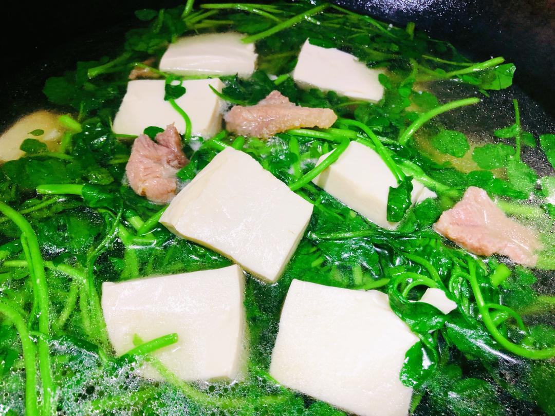 西洋菜豆腐肉片汤