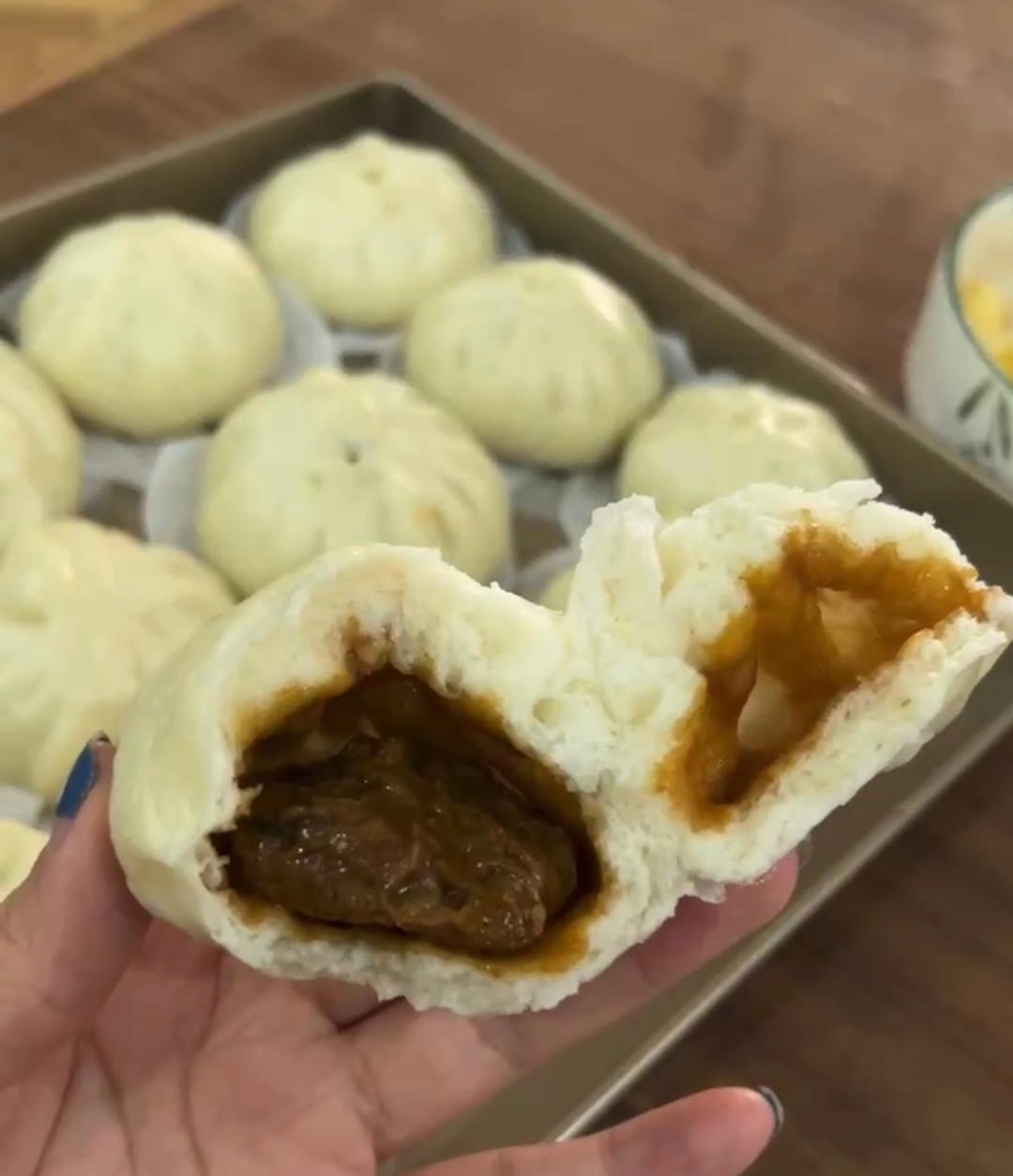 鲜肉包(‼️超嫩肉馅 松软多汁 免打水㊙️详细版)