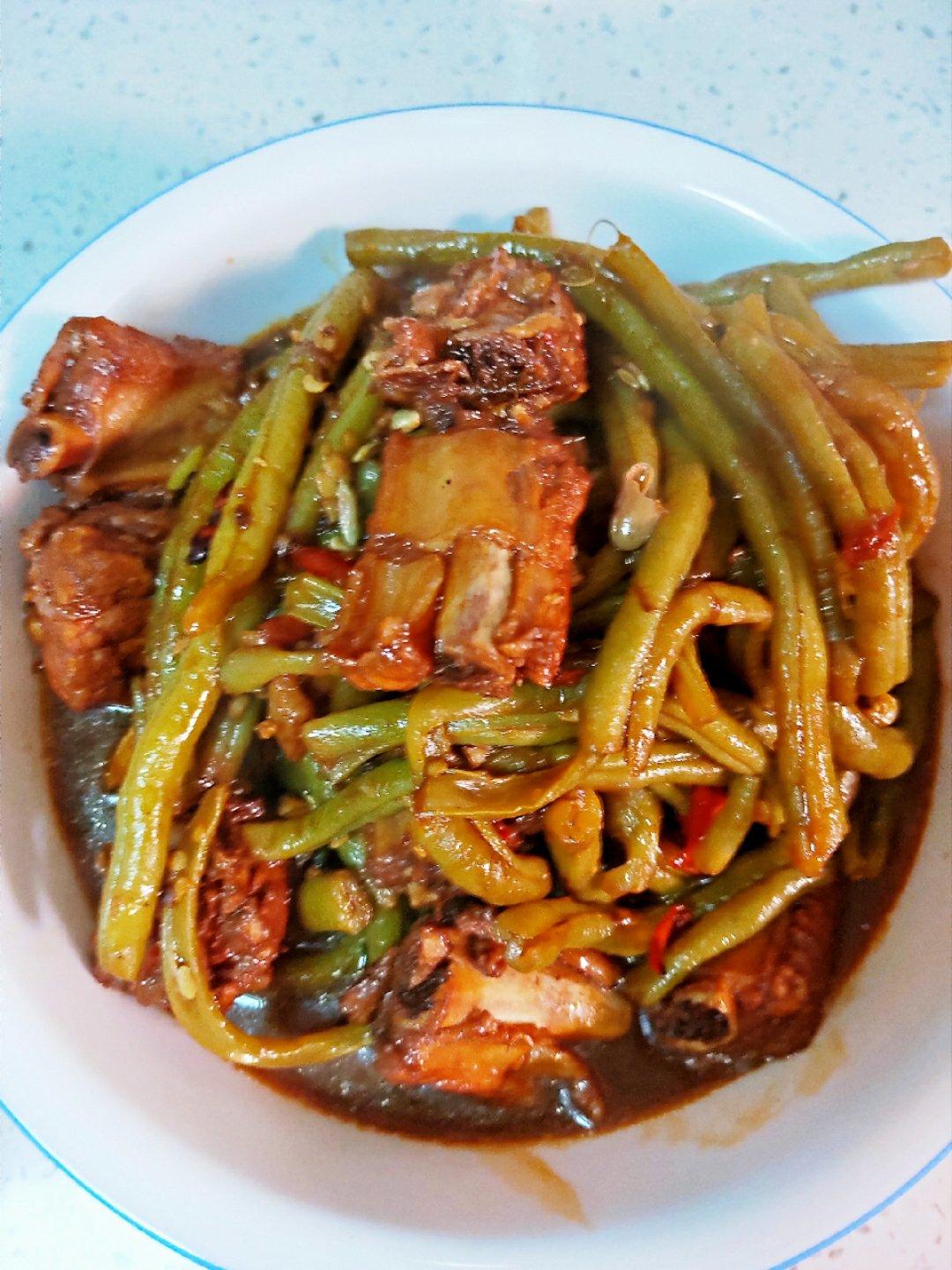 排骨炖豆角