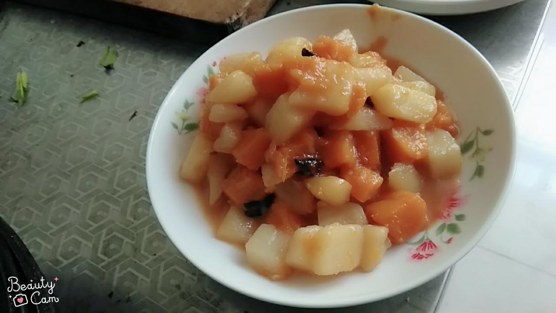 素食之南瓜炖土豆