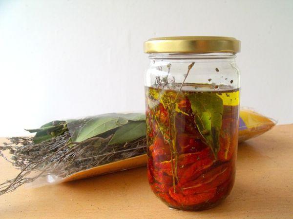 橄榄油渍番茄干的做法