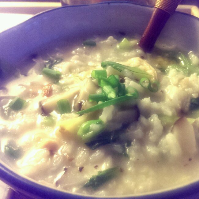 香菇鸡肉粥