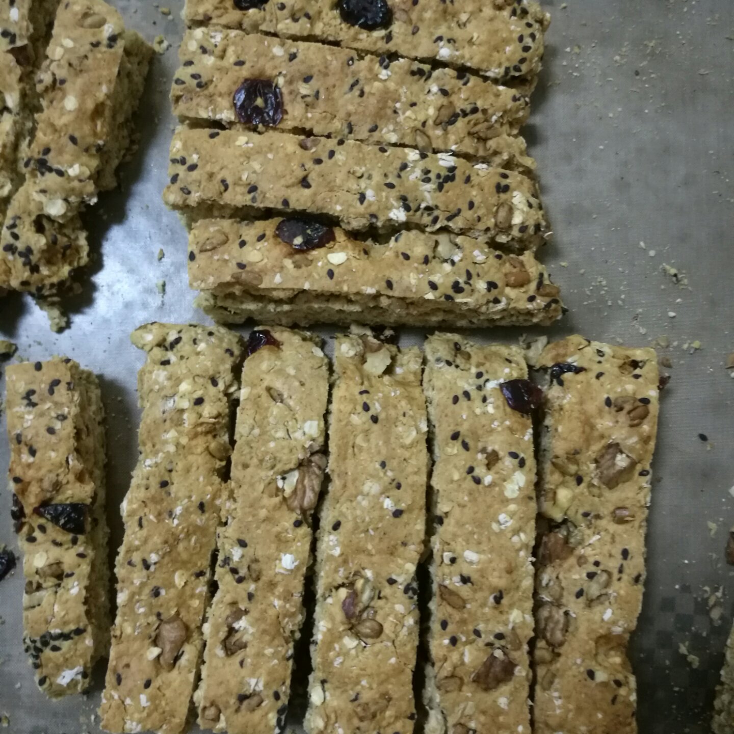【健康零食】燕麦坚果意式脆饼