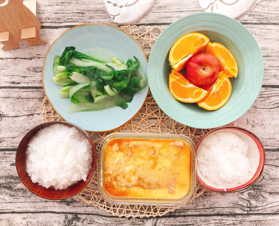 虾仁豆腐蒸水蛋