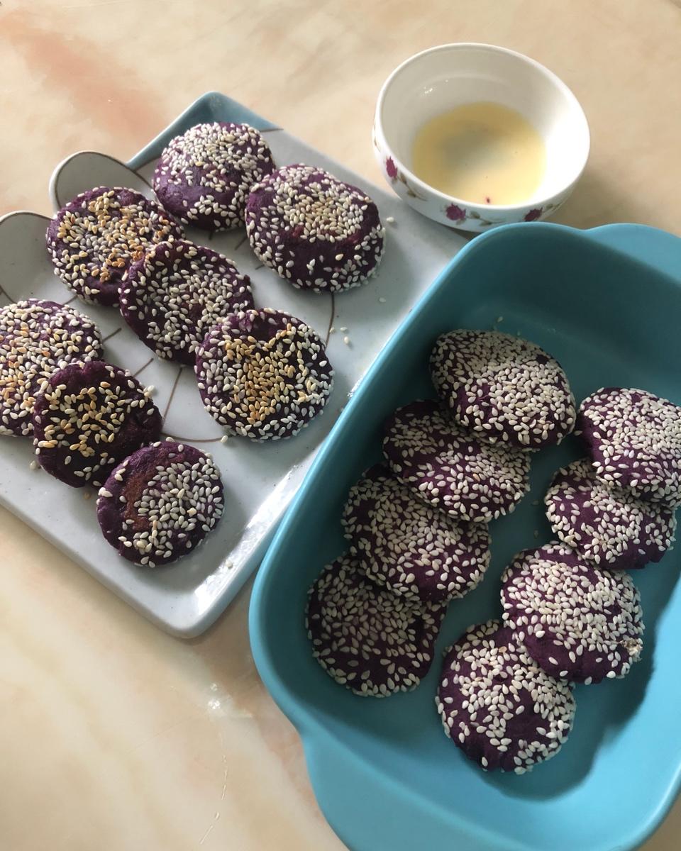 减肥必备紫薯饼