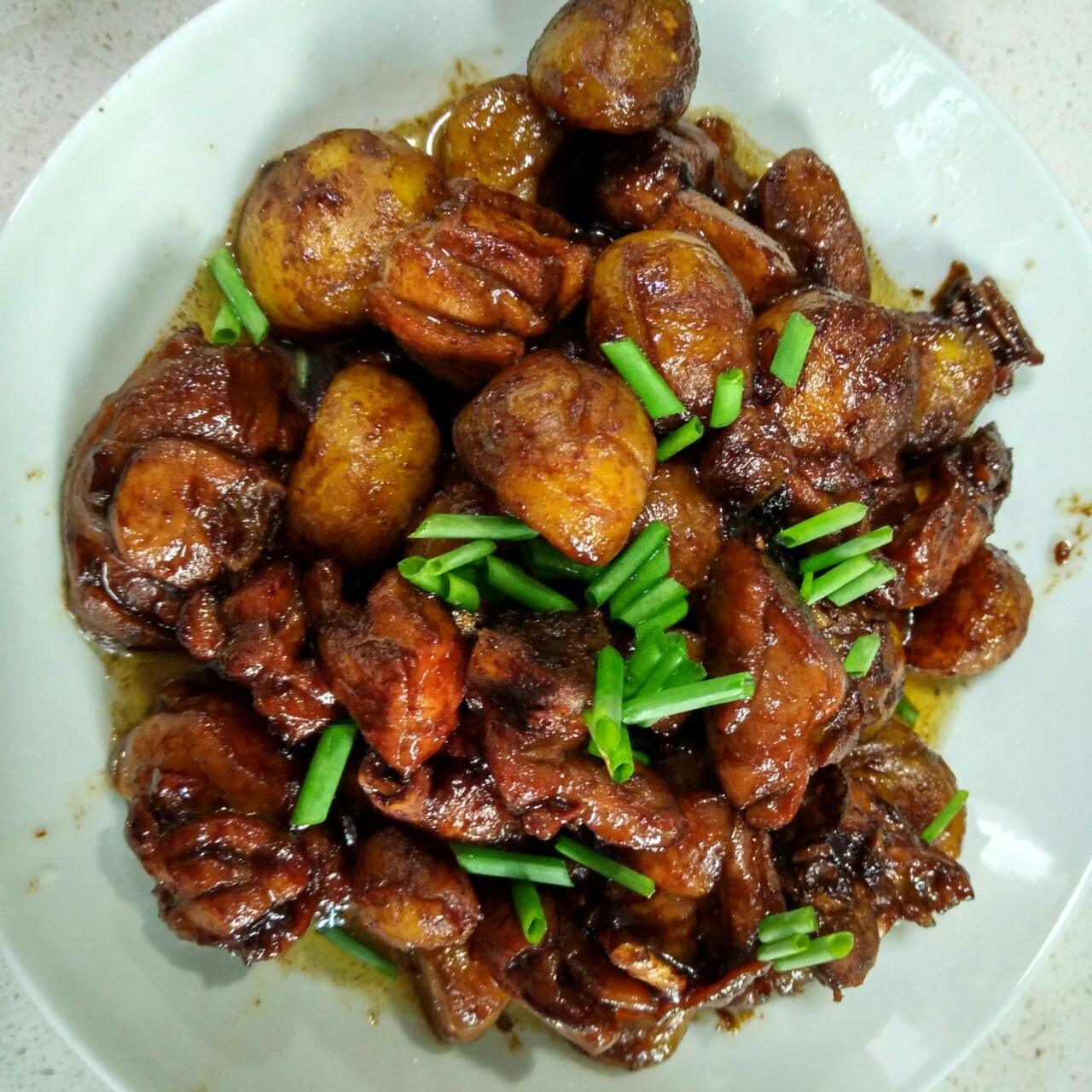板栗烧鸡