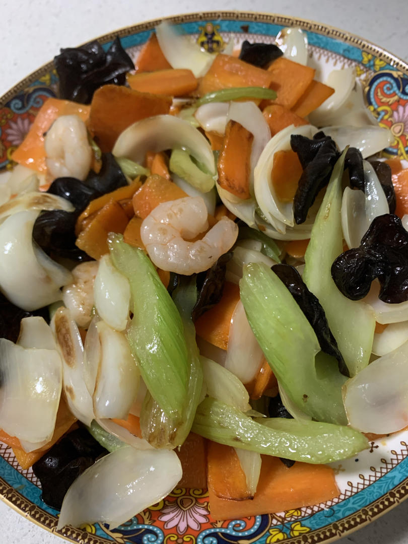 西芹百合炒腰果