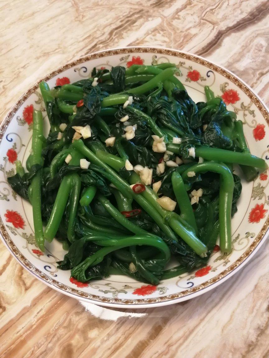 凉拌木耳菜（史上最简单的方子）