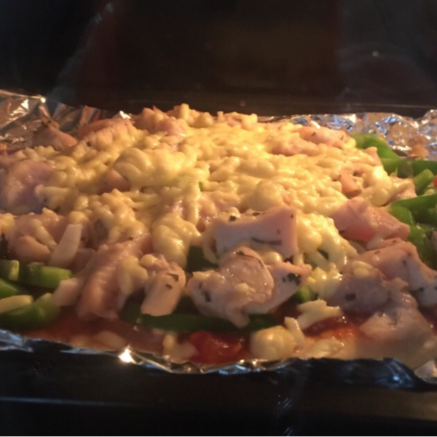 鸡粒儿披萨（及红酱与面饼大法）