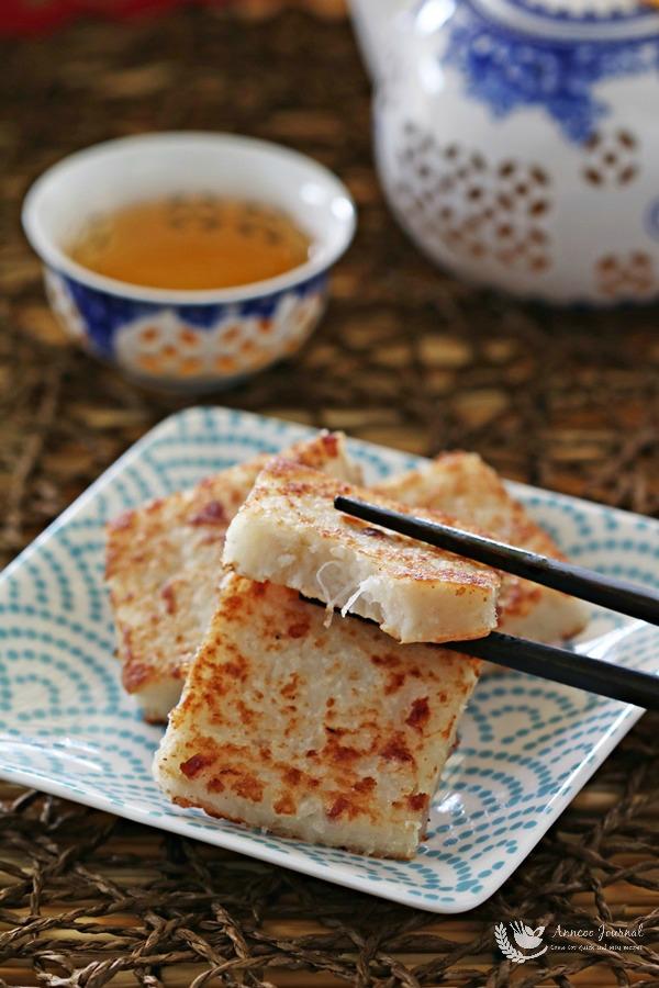 Steamed Radish Cake 蒸萝卜糕的做法