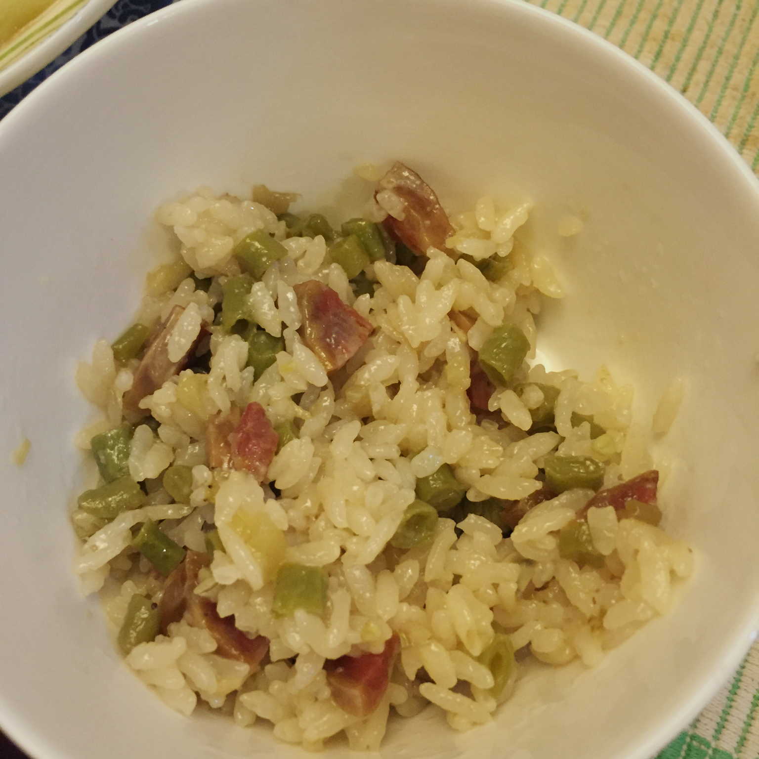 五花肉豆角焖饭