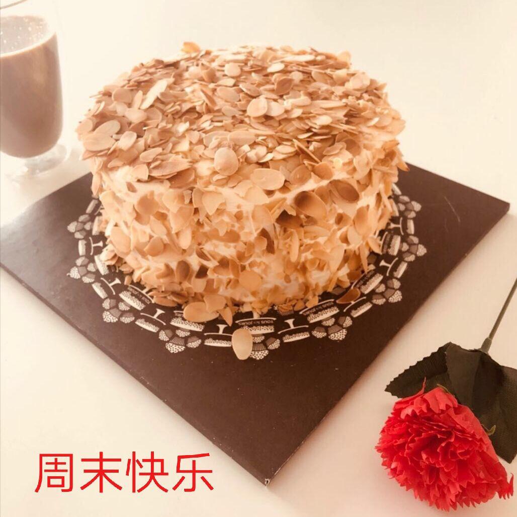 6寸原味戚风蛋糕