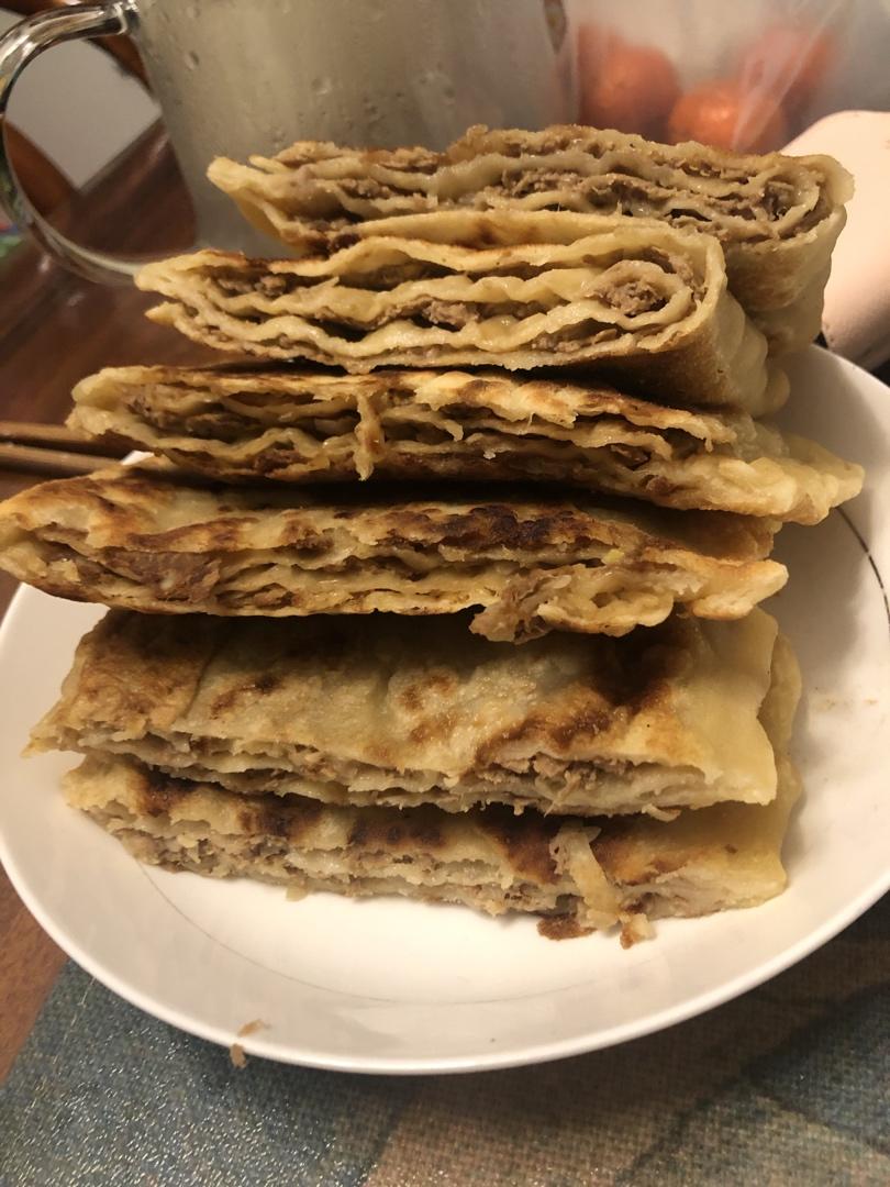 千层牛肉馅饼