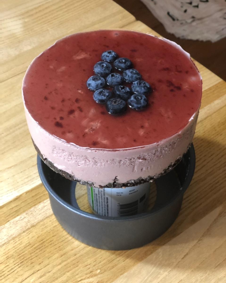 蓝莓慕斯