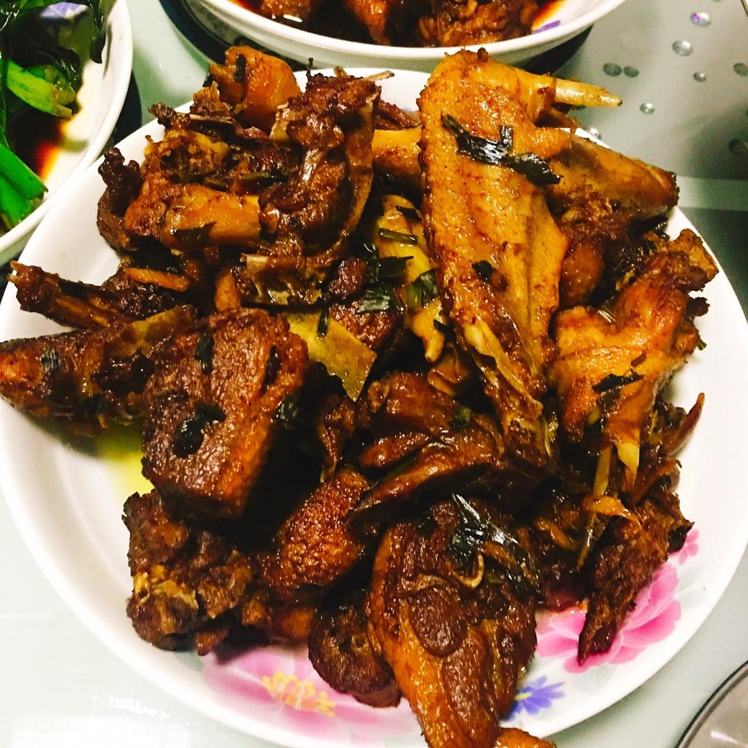 土豆焖鸭