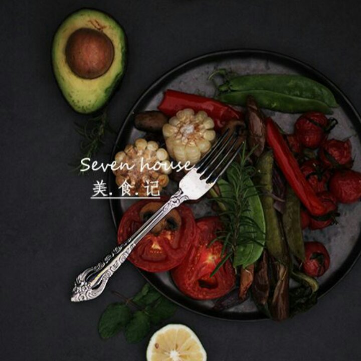 意式黑醋烤时蔬tartine