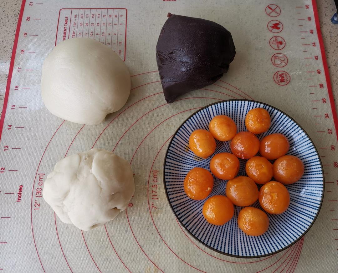 超简单 免揉 酥掉渣的蛋黄酥(超详细附全程视频)不破酥『万能酥皮』