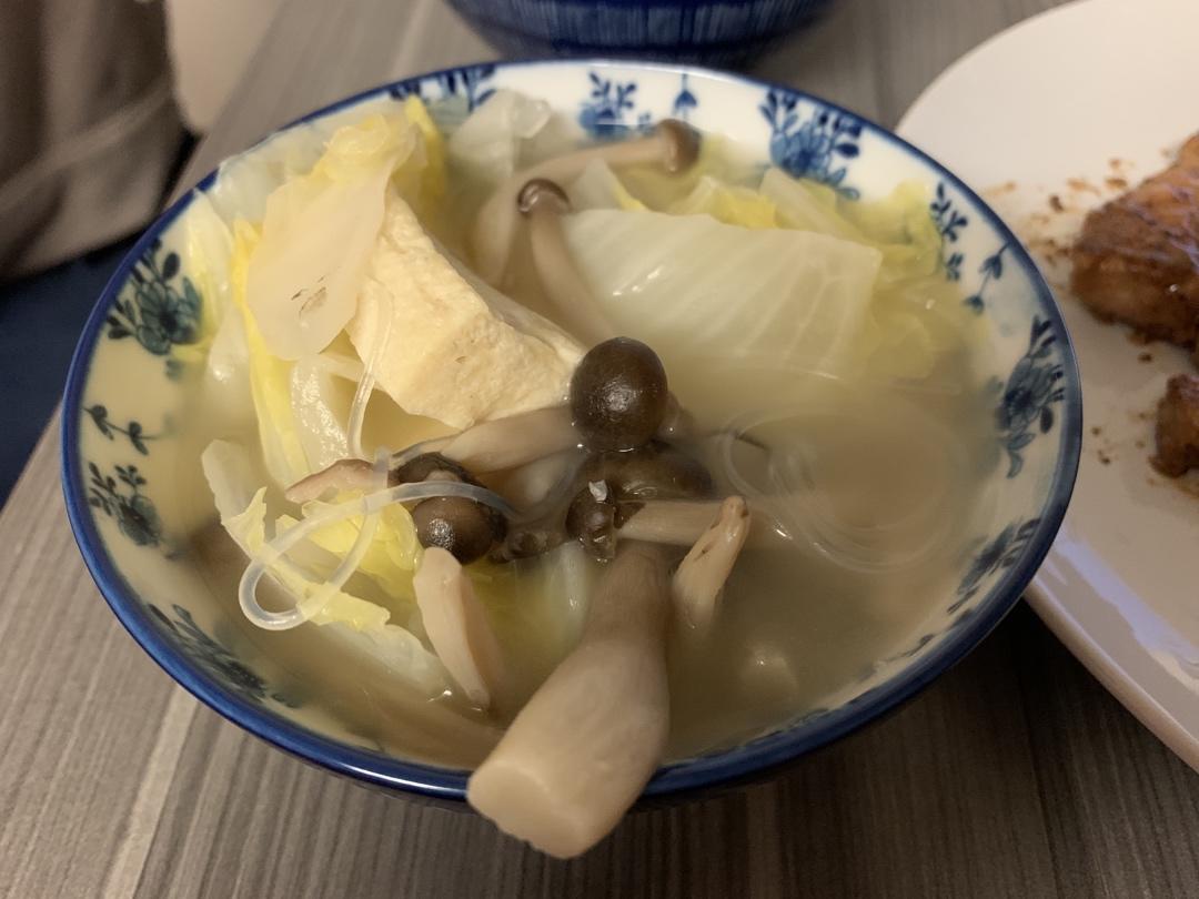 白菜豆腐汤