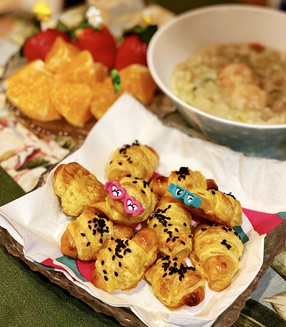 香酥香肠卷